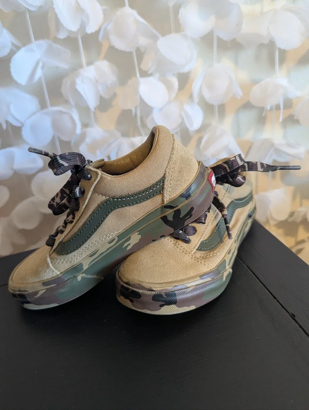 Camo And Tan Vans Shoes